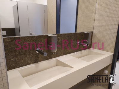 Настенный бесконтактный кран SLU 43KB арт: 03431 Sanela Чехия (фото, схема)