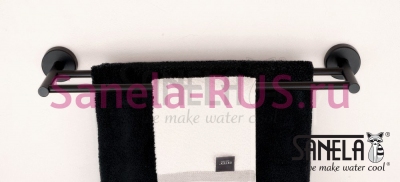 Нержавеющий двойной полотенцедержатель SLZD 11N арт: 62111 Sanela Чехия (фото, схема) Нержавеющий двойной полотенцедержатель SLZD 11N арт: 62111 Sanela Чехия (фото, схема)