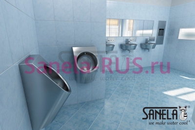 Нержавеющий антивандальный писсуар SLPN 07 арт: 91070 Sanela Чехия (фото, схема) Нержавеющий антивандальный писсуар SLPN 07 арт: 91070 Sanela Чехия (фото, схема)