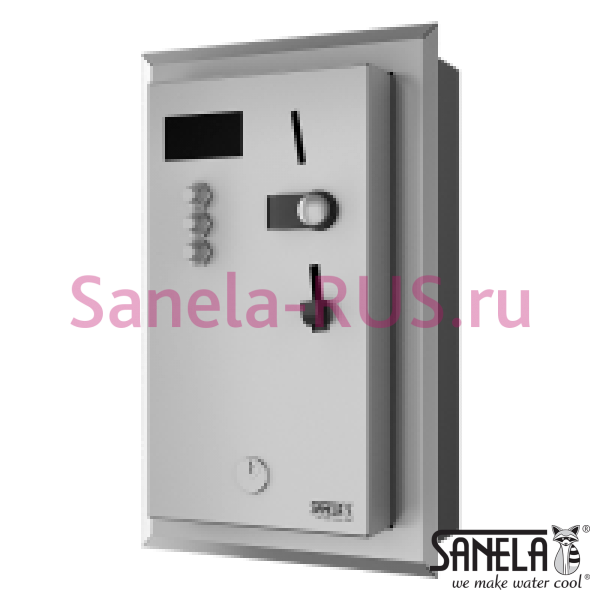 Встроенный монетный и жетонный автомат для 1-3 душей, выбор автоматом SLZA 01NZ Встроенный монетный и жетонный автомат для 1-3 душей, выбор автоматом SLZA 01NZ