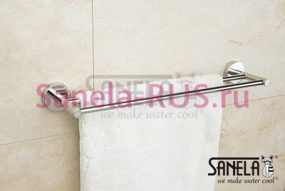 Нержавеющий двойной полотенцедержатель SLZD 10 арт: 62100 Sanela Чехия (фото, схема) Нержавеющий двойной полотенцедержатель SLZD 10 арт: 62100 Sanela Чехия (фото, схема)