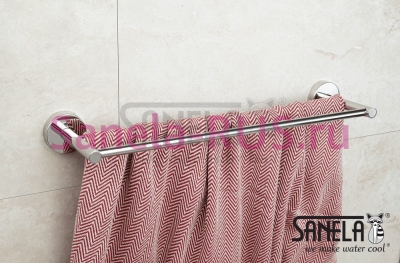 Нержавеющий двойной полотенцедержатель SLZD 11 арт: 62110 Sanela Чехия (фото, схема) Нержавеющий двойной полотенцедержатель SLZD 11 арт: 62110 Sanela Чехия (фото, схема)