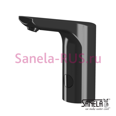 Сенсорный кран черного цвета SLU 56V арт: 03561 Sanela Чехия (фото, схема)