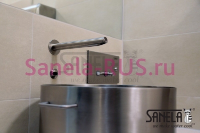 Настенный бесконтактный кран SLU 39X арт: 03391 Sanela Чехия (фото, схема)