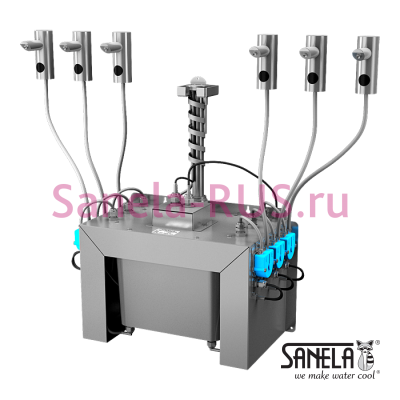 Комплект SLZN 91E6 (6 дозаторов, бачок 6л) арт: 85916 Sanela Чехия (фото, схема)