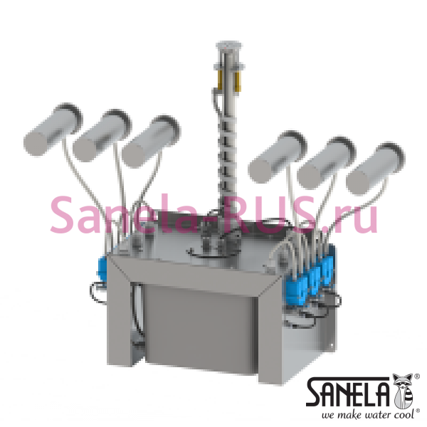 Комплект SLZN 83E3 (3 дозатора, бачок 6л)