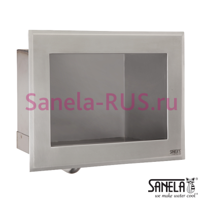 Раковина однотрубная для тюрьмы SLUN 75EB арт: 93752 Sanela Чехия (фото, схема)