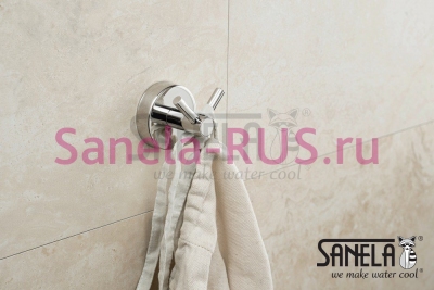 Нержавеющая двойная вешалка SLZD 01 арт: 62010 Sanela Чехия (фото, схема) Нержавеющая двойная вешалка SLZD 01 арт: 62010 Sanela Чехия (фото, схема)