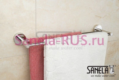 Нержавеющий двойной полотенцедержатель SLZD 11 арт: 62110 Sanela Чехия (фото, схема) Нержавеющий двойной полотенцедержатель SLZD 11 арт: 62110 Sanela Чехия (фото, схема)